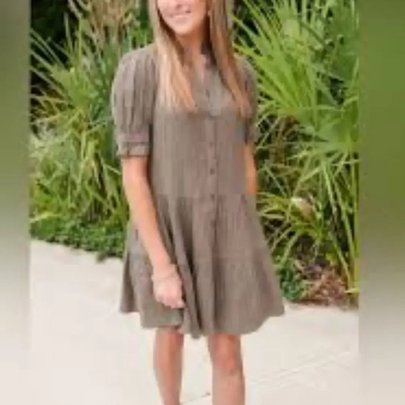 APIECE APART Las Alturas Mini Dress in Morel Brown size Small - Picture 10 of 11